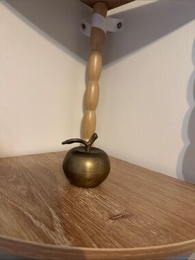 Brass Apple Decorative Accent